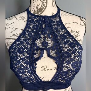 Victoria’s Secret Halter Unlined Lace Bra